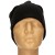 Czapka damska Beanie włoska cienka smerfetka jednolita czarna