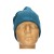 Czapka damska Beanie włoska cienka smerfetka jednolita morska
