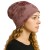 Czapka damska Beanie włoska cienka smerfetka bawełna różowa