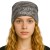 Czapka damska Beanie włoska cienka smerfetka bawełna szaro-grafitowa