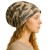 Czapka damska Beanie włoska cienka smerfetka bawełna moro beżowa