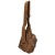 Torebka damska Saszetka na klatkę piersiową brązowa
