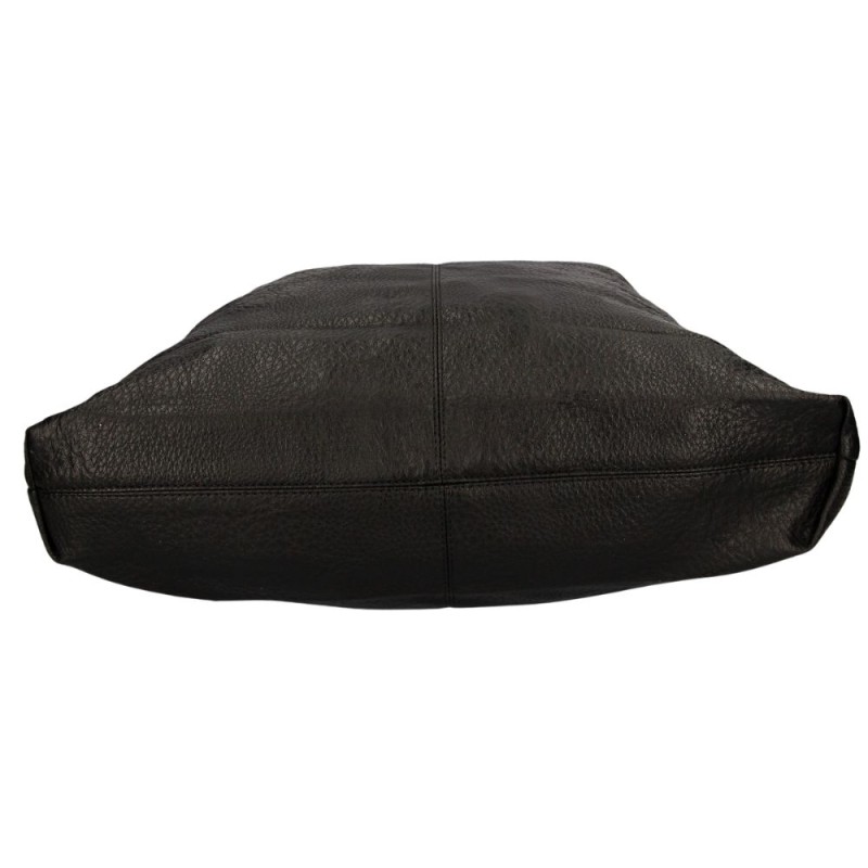 Torebka damska czarna typu hobo