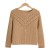 Sweter Damski Ażurowy Włoski Beżowy S/M