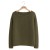 Sweter Damski z Luźnym Splotem Włoski Khaki
