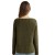 Sweter Damski z Luźnym Splotem Włoski Khaki