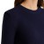 Sweter Damski z Bufkami Włoski Granatowy