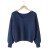 Sweter Damski Elegancki Włoski Niebieski