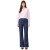 Dzwony Spodnie Damskie Włoskie Granatowe M