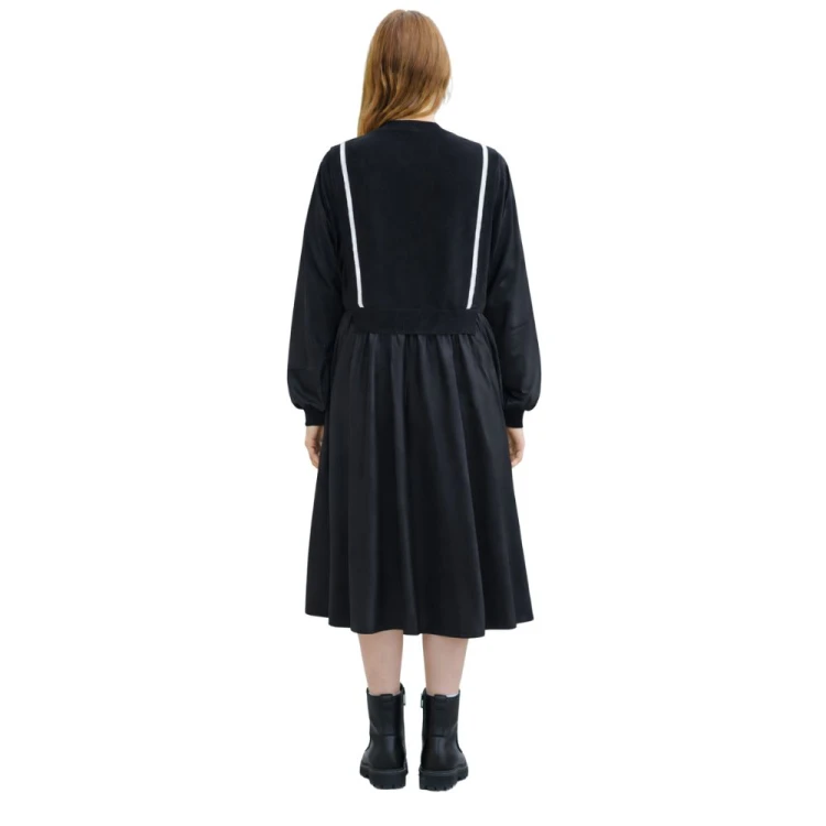 Sukienka Damska Włoska Czarna M/L