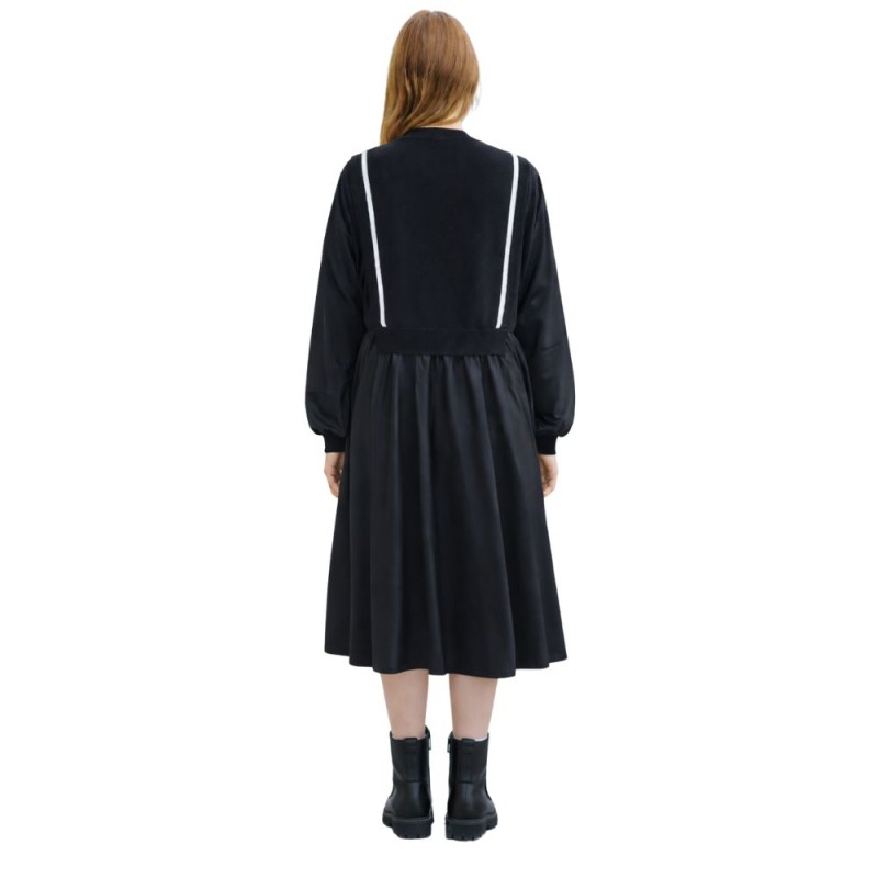 Sukienka Damska Włoska Czarna M/L