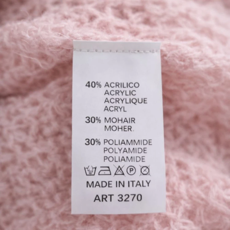 Sweter Kardigan Damski Ażurowy Włoski Różowy