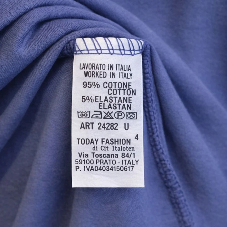 Sukienka Damska Dresowa Włoska w kolorze Denim