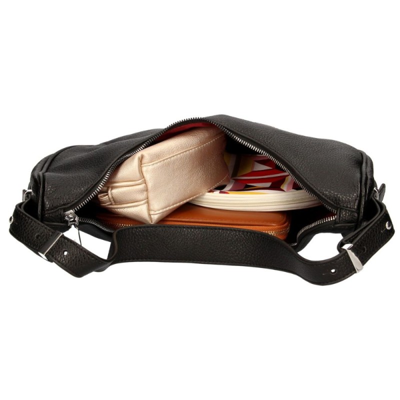 Torebka damska typu hobo czarna