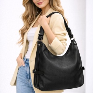Torebka damska typu shopper czarna