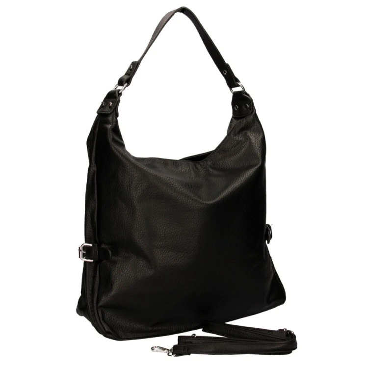Torebka damska typu shopper czarna