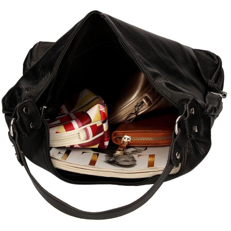 Torebka damska typu shopper czarna