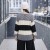 Sweter Damski Włoski w Paski Oversize Szary Biały One Size