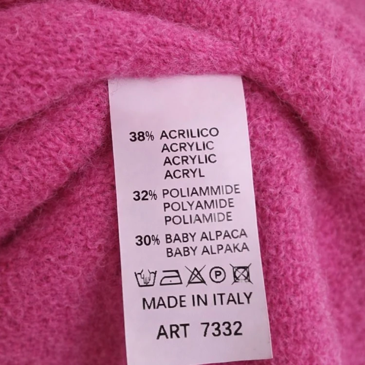 Sweter Kardigan Damski Rozpinany Włoski Różowy