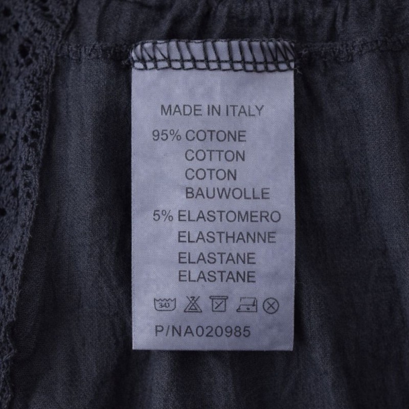 Spódnica damska z koronkowymi wstawkami Włoska czarna one size