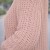 Sweter Damski Kardigan Różowy Oversize z Kieszeniami One Size