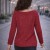 Sweter damski OVERSIZE wełna alpaka BORDOWY luźny włoski UNI