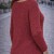 Sweter damski OVERSIZE wełna alpaka BORDOWY luźny włoski UNI