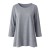 Bluzka damska casual luźny fason Włoska szara one size