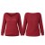 Sweter damski OVERSIZE wełna alpaka BORDOWY luźny włoski UNI