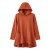 Bluza damska oversize z kapturem bawełniana Włoska rdzawa one size