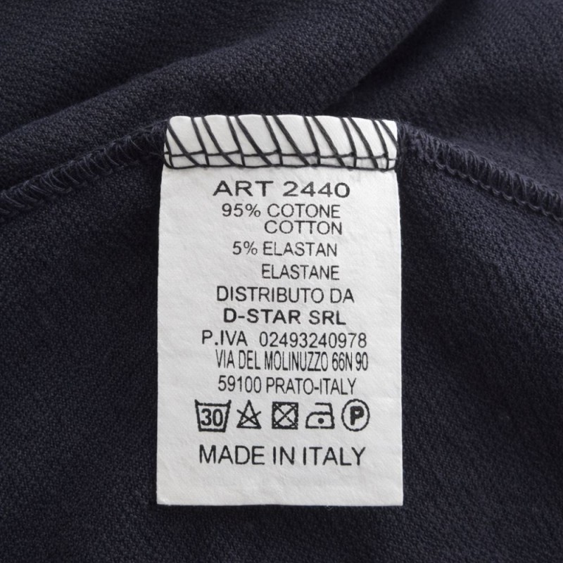 Bluzka damska casual luźny fason Włoska granatowa one size