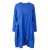 Sukienka damska regulowana Oversize midi niebieska S/M