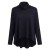 Sweter damski czarny oversize Golf Luźny krój Włoski One size
