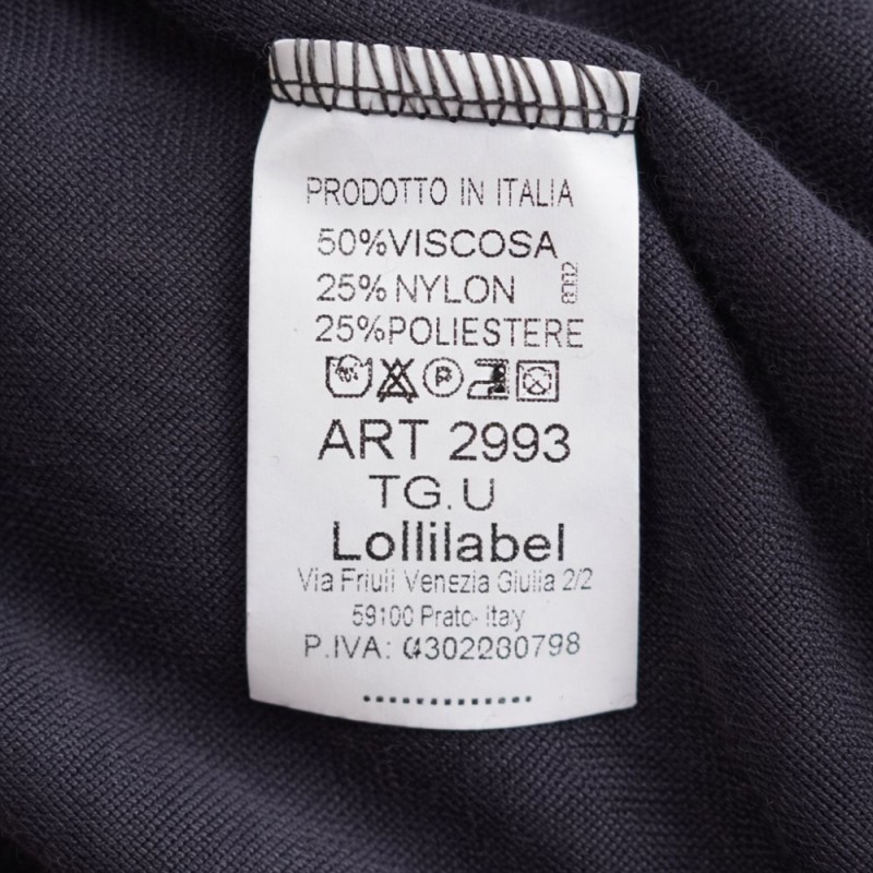 Spodnie damskie czarne Miękki dzianinowy materiał Włoskie Komfort one size