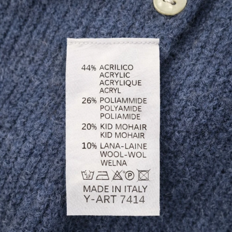 Sweter damski kardigan MOHER Made in Italy granatowy L/XL