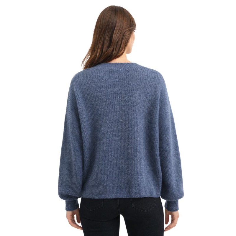 Sweter damski kardigan MOHER Made in Italy granatowy L/XL