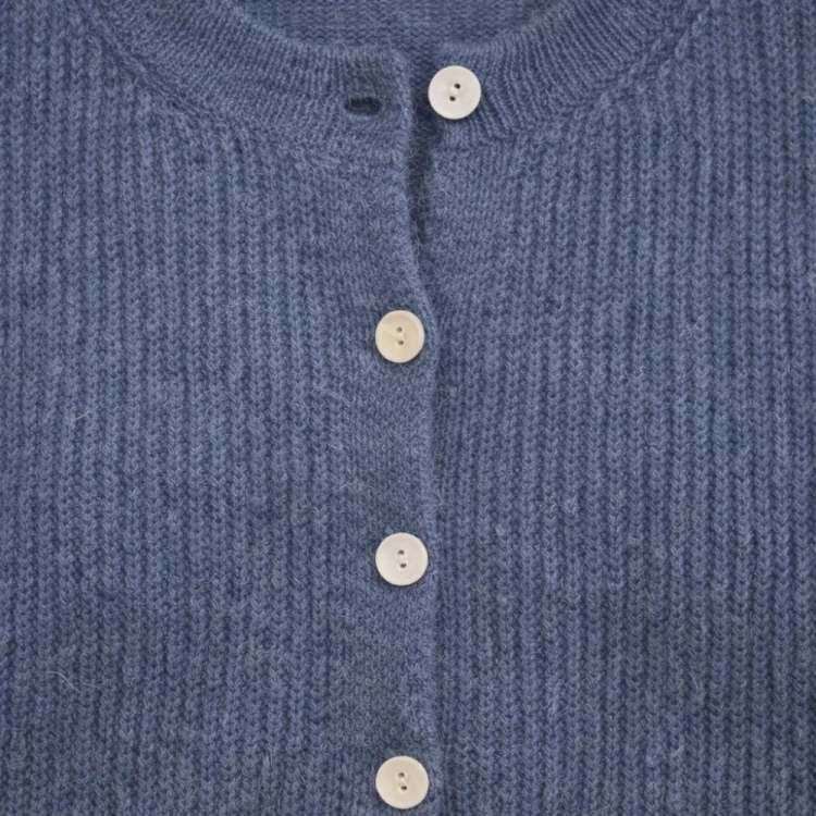 Sweter damski kardigan MOHER Made in Italy granatowy L/XL