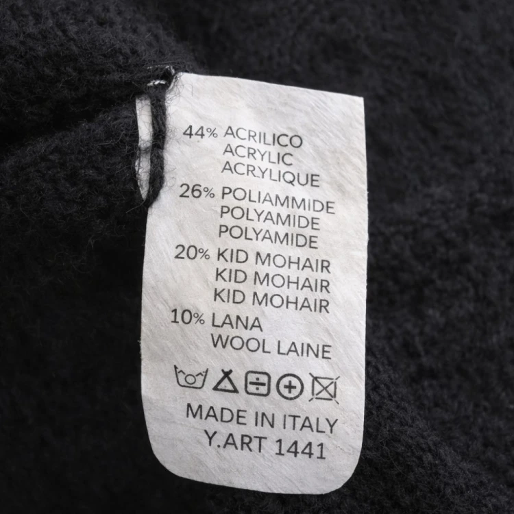 Sweter damski kardigan MOHER Made in Italy czarny L/XL