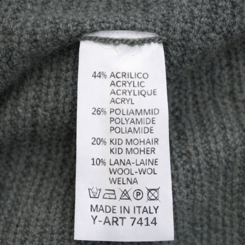 Sweter damski kardigan MOHER Made in Italy khaki L/XL