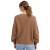 Sweter damski kardigan MOHER Made in Italy Brązowy L/XL