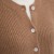 Sweter damski kardigan MOHER Made in Italy Brązowy S/M