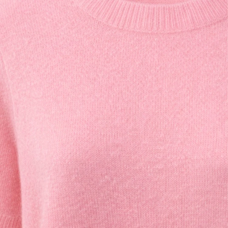 Sweter damski miękki w kolorze pudrowego różu Włoski One size