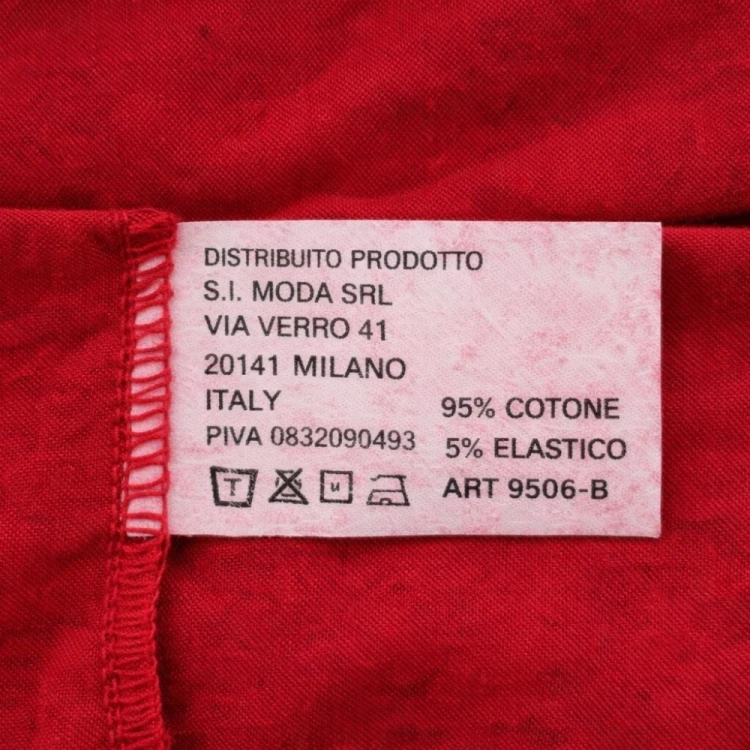 Sukienka damska czerwona PANTERKA oversize Made in Italy Uniwersalna
