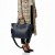 Elegancka Torebka Damska Shopper Czarna+ Etui