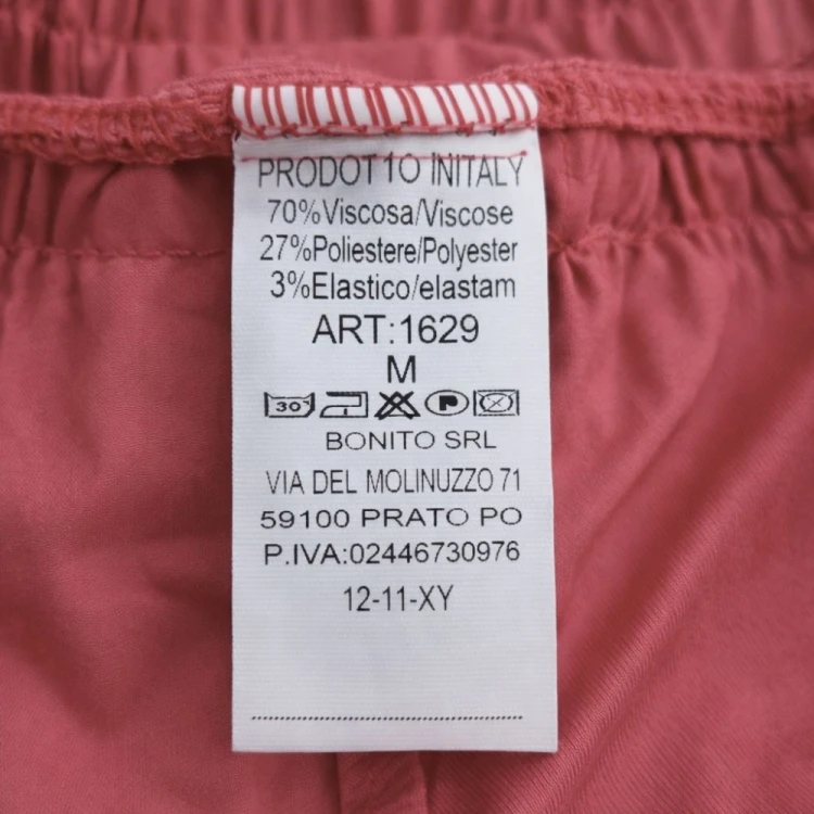 Spodnie damskie koralowe paperbag wysoki stan eleganckie M