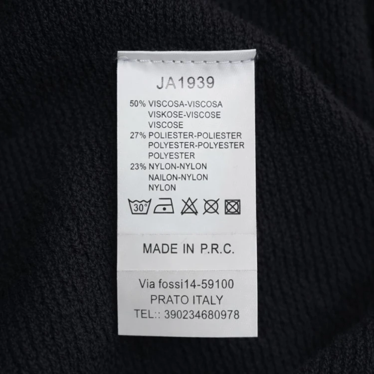 Sweter damski czarny V-neck luźny miękki elegancki Uni