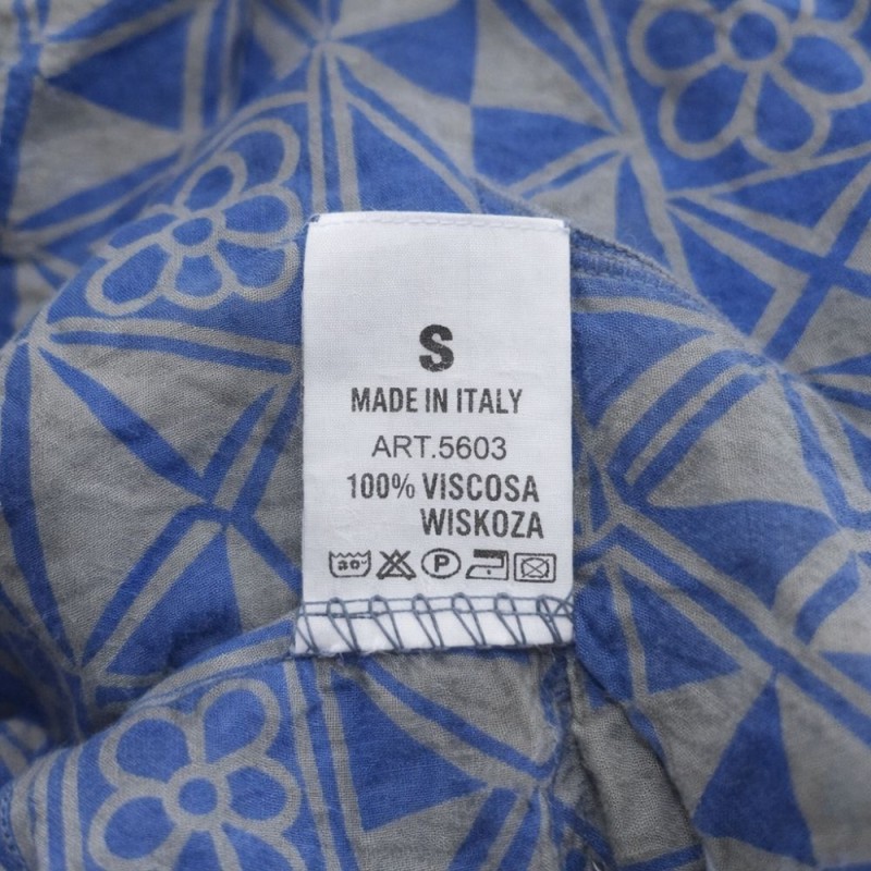 Sukienka damska Włoska wiskoza 100% niebieska boho midi M