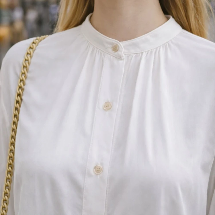 Koszula bluzka damska biała 100% wiskoza Made in Italy oversize