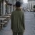 Sweter damski khaki oversize golf komin Made in Italy UNI