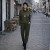 Sweter damski khaki oversize golf komin Made in Italy UNI